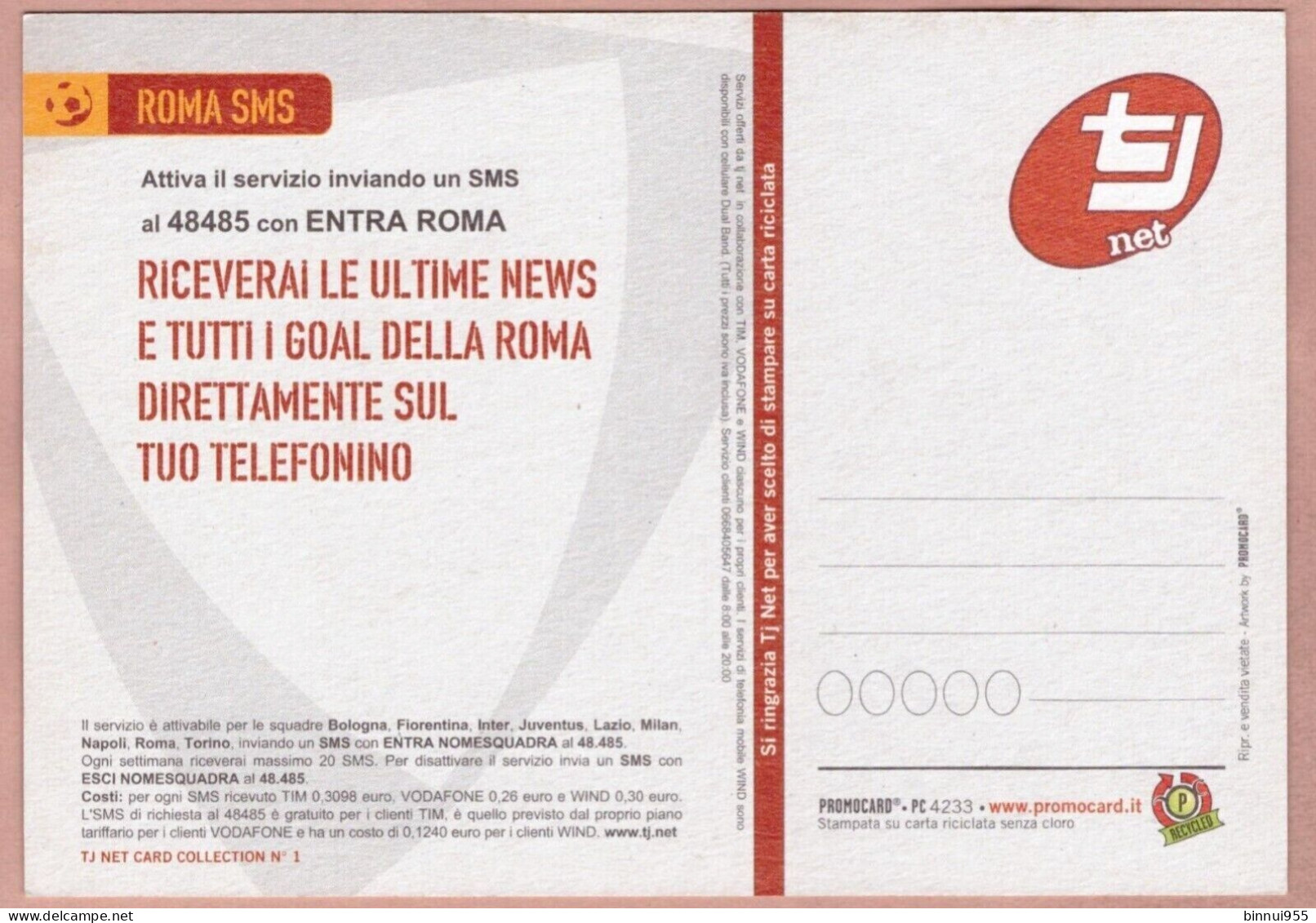 Cartolina Calcio Roma A Trigoria C'è La Gloria A Formello La Cicoria - Non Viaggiata - Soccer