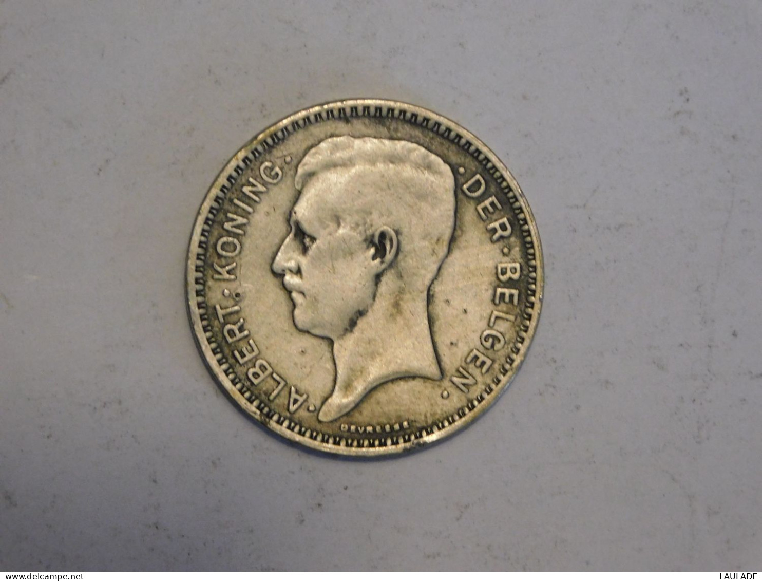 BELGIQUE 20 Francs 1934 Silver, Argent - 20 Francs & 4 Belgas