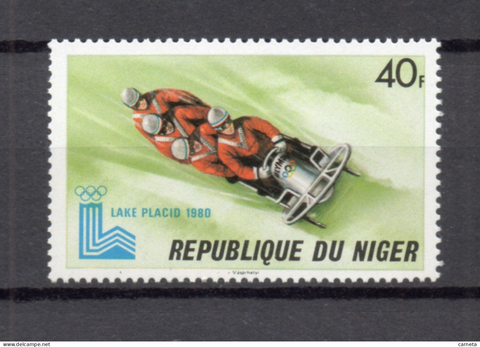 NIGER   N° 492    NEUF SANS CHARNIERE  COTE 0.60€    JEUX OLYMPIQUES LAKE PLACID SPORT - Níger (1960-...)