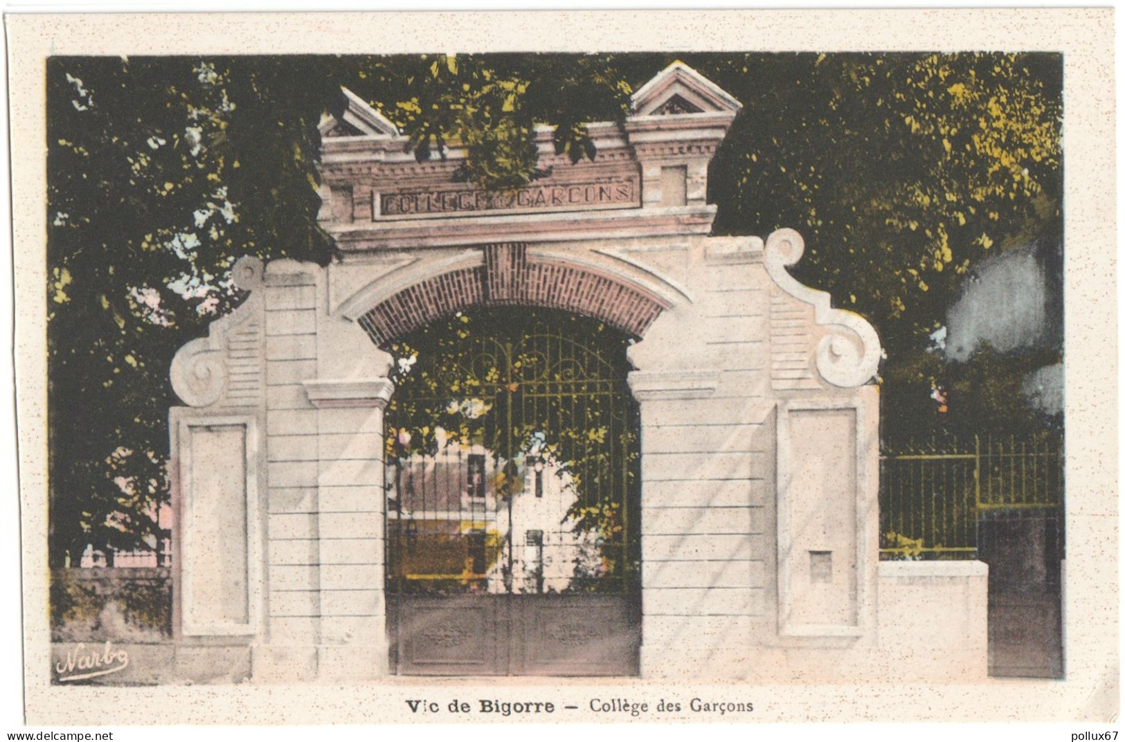 CPA DE VIC DE BIGORRE  (HAUTES-PYRÉNÉES)  COLLÈGE DES GARÇONS - Vic Sur Bigorre