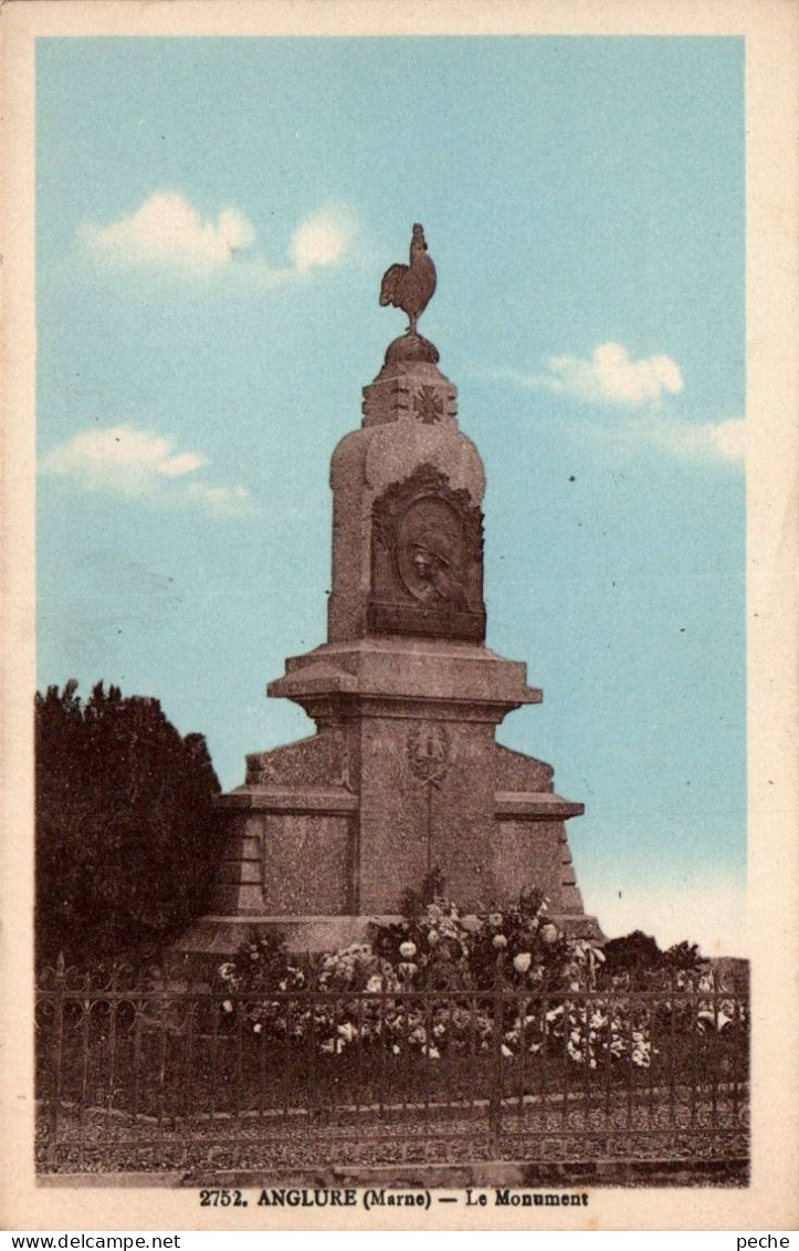 N°2998 W -cpa Anglure -le Monument- - Anglure