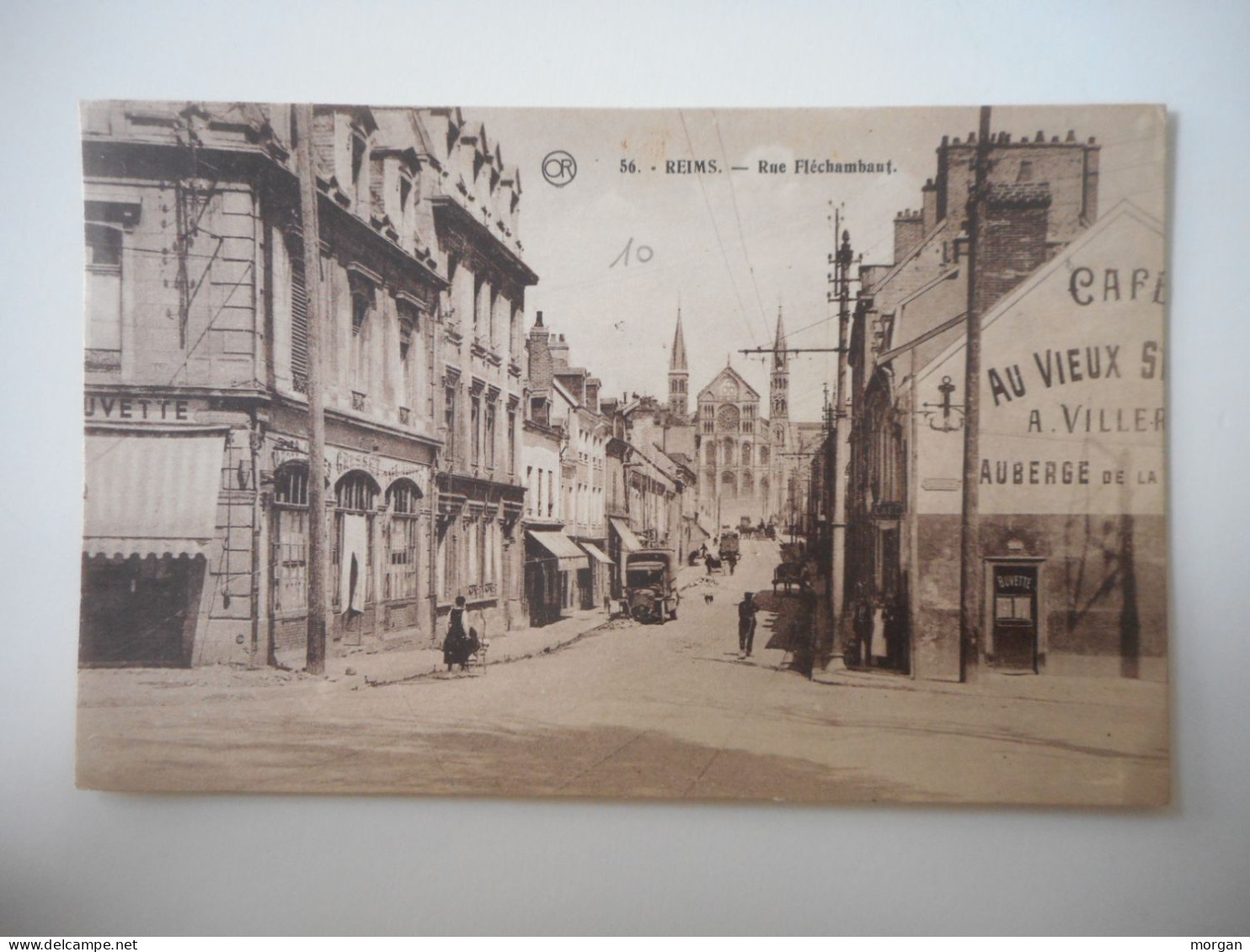 CPA 51 - REIMS - ANIMATION RUE FLECHAMBAUT - Other & Unclassified