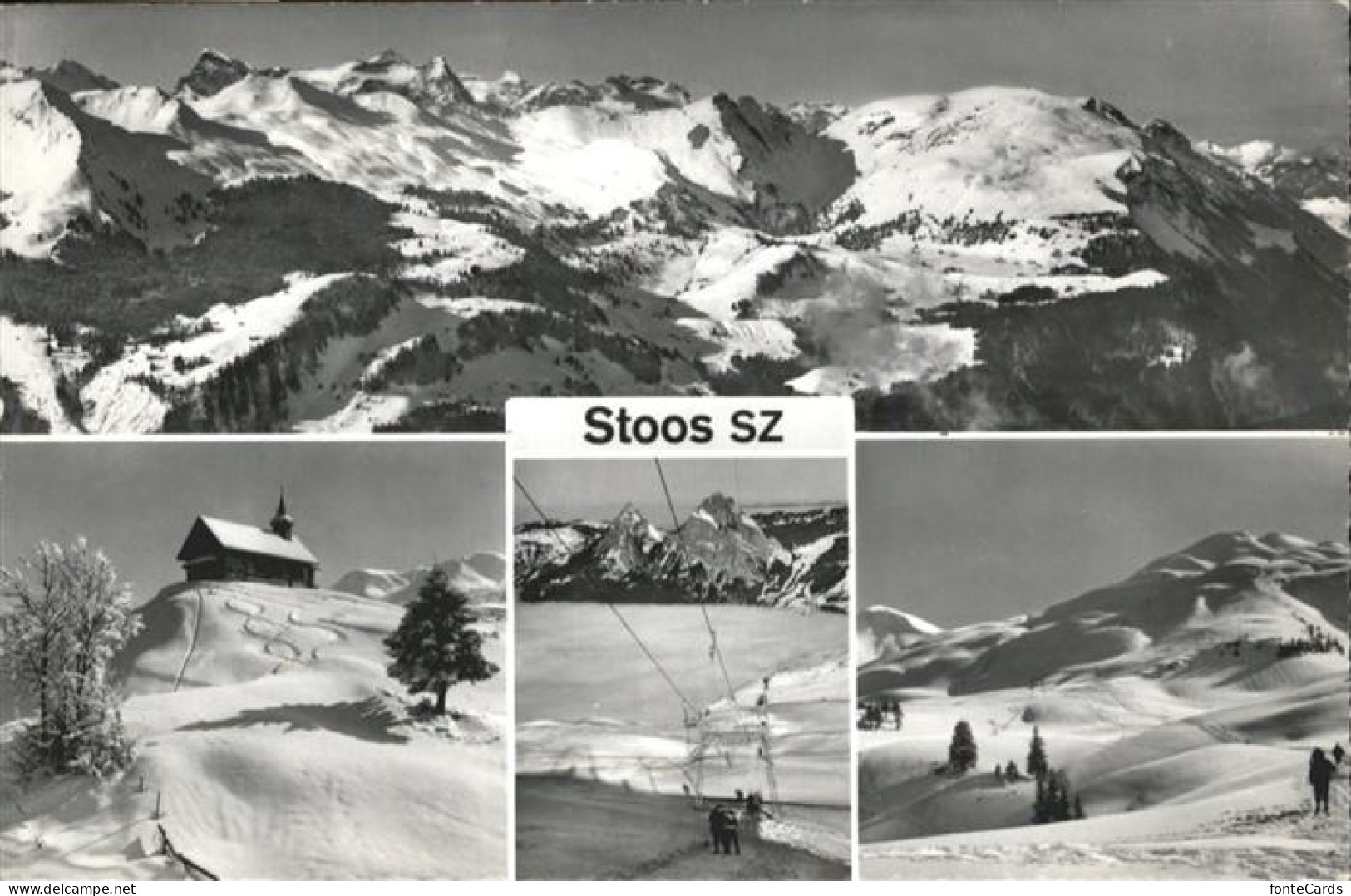 11017986 Stoos SZ Winter Skilift Stoos - Autres & Non Classés