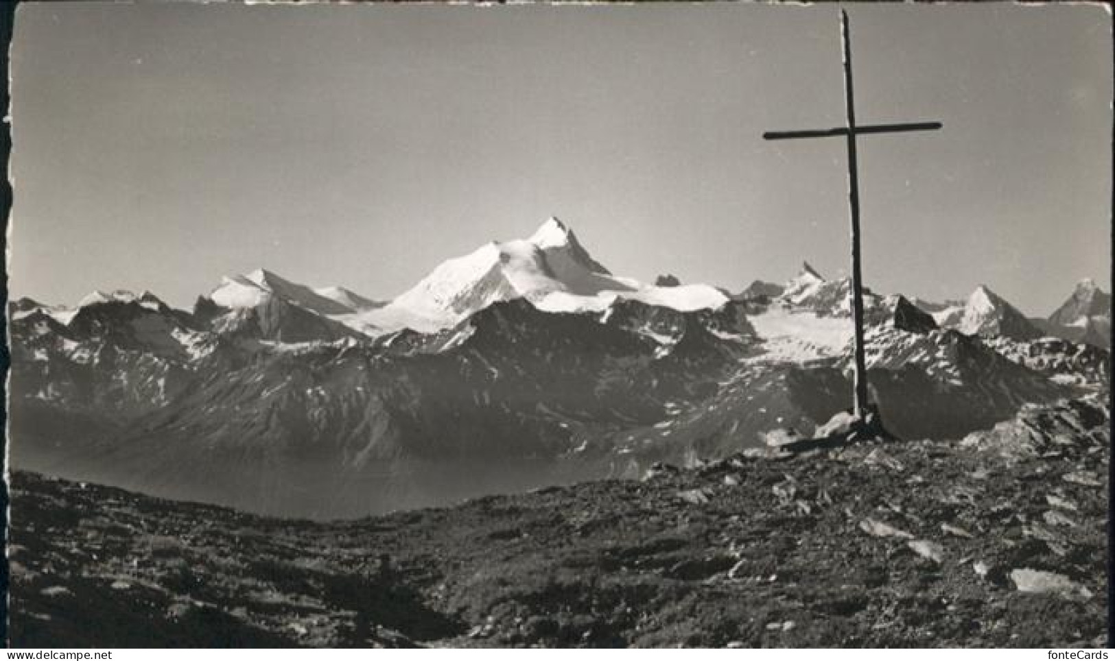 11017959 Gemmipass Wallis Weisshorn Rothorn Gabelhorn Matterhorn Gemmipass - Other & Unclassified