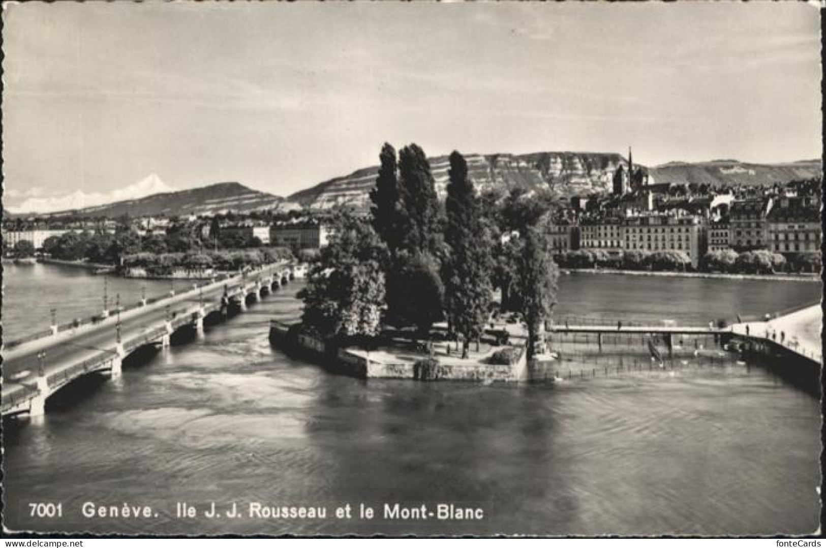 11017953 Geneve GE Bruecke Mont Blanc Geneve - Other & Unclassified