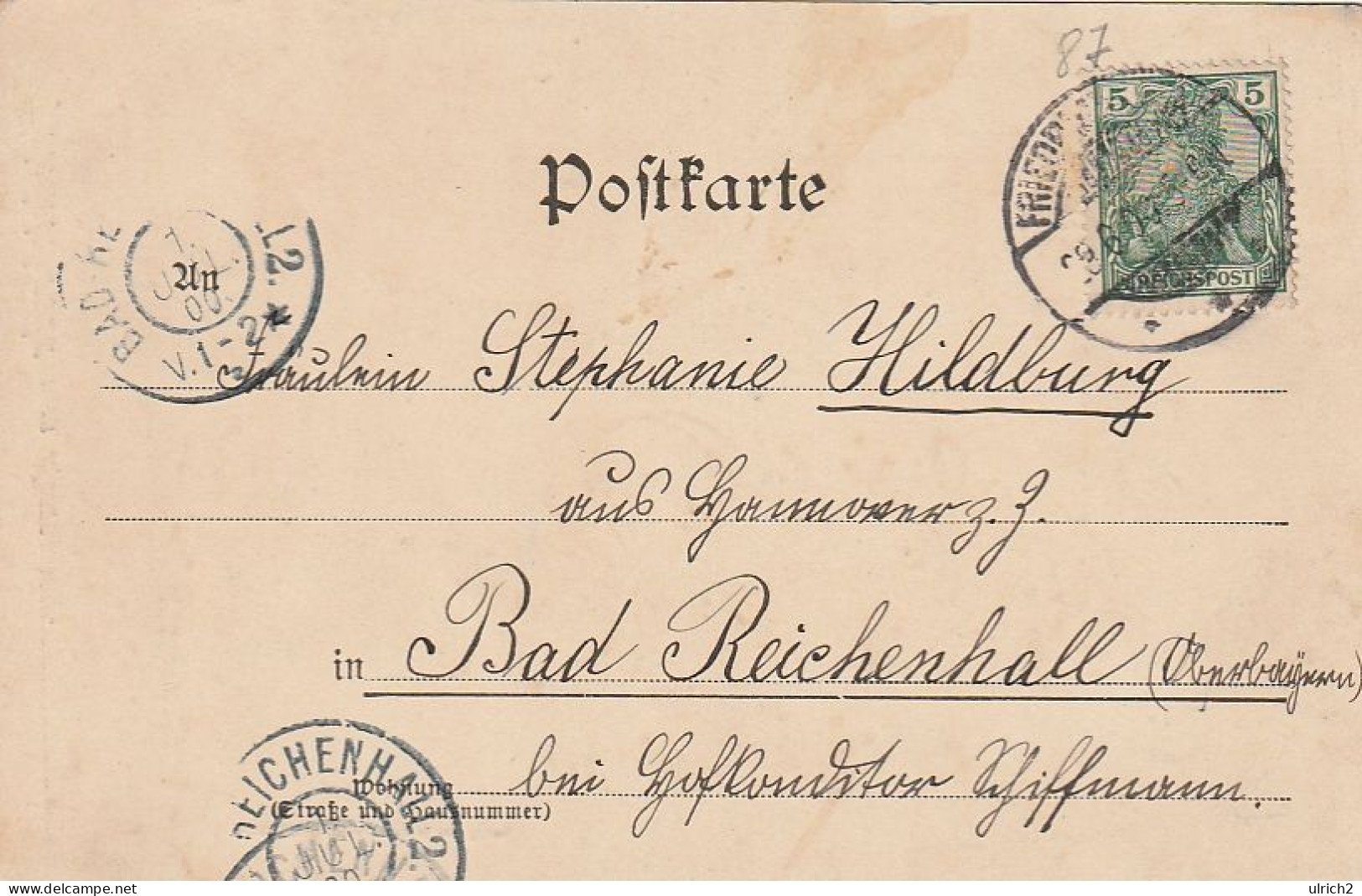 AK Friedrichroda Vom Herzogsweg - 1900 (69514) - Friedrichroda