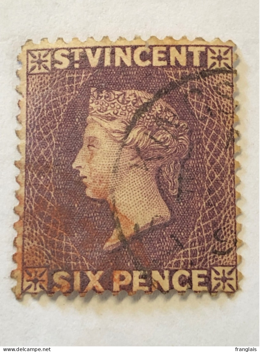SAINT VINCENT. SG 52. 6d Violet FU - St.Vincent (...-1979)