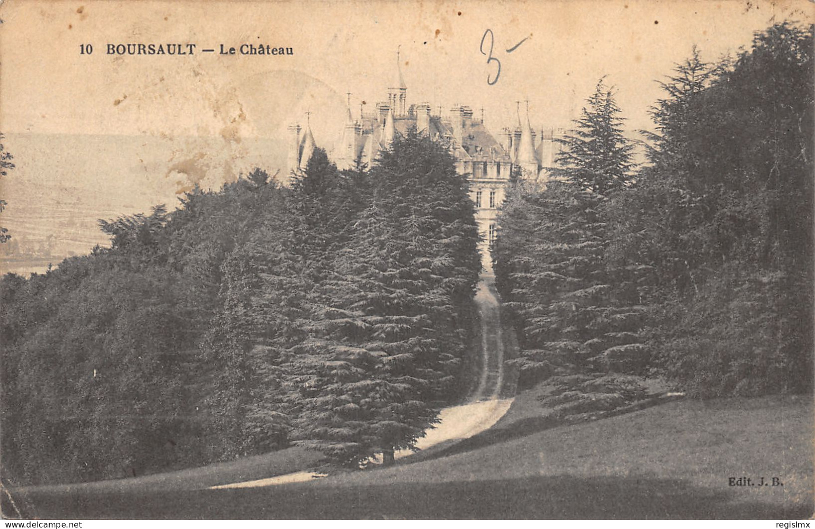 51-BOURSAULT-LE CHATEAU-N°2163-A/0195 - Other & Unclassified