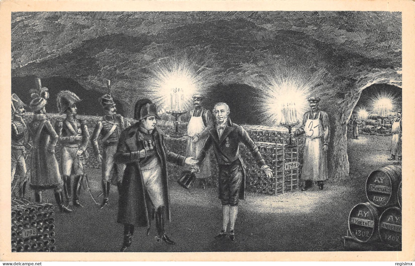 51-EPERNAY-CAVE MOET ET CHANDON-N°2163-A/0027 - Epernay