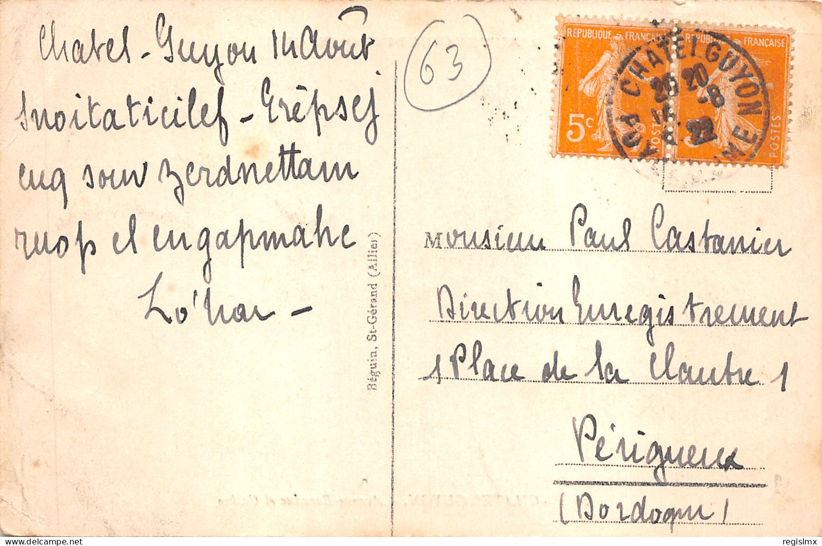 63-CHATELGUYON-N°2163-E/0359 - Other & Unclassified