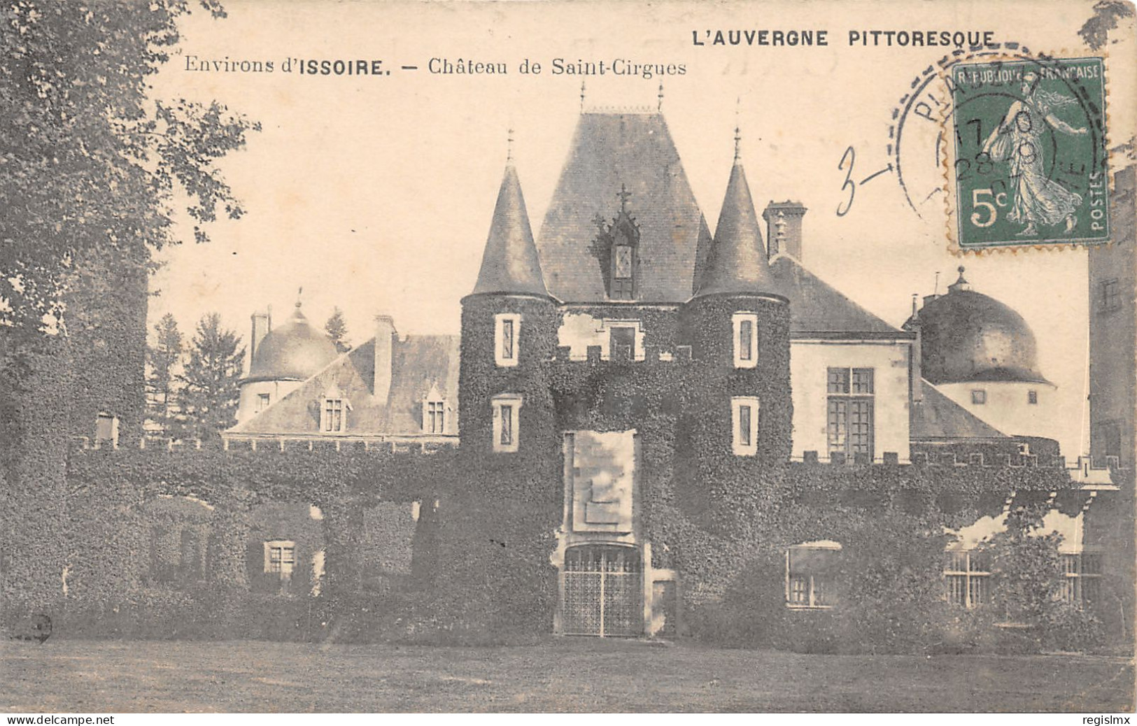 63-ISSOIRE-CHATEAU DE SAINT CIRGUES-N°2163-E/0333 - Issoire