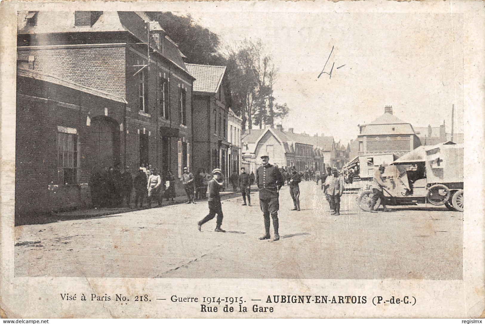 62-AUBIGNY EN ARTOIS-LA GUERRE-N°2163-E/0153 - Aubigny En Artois