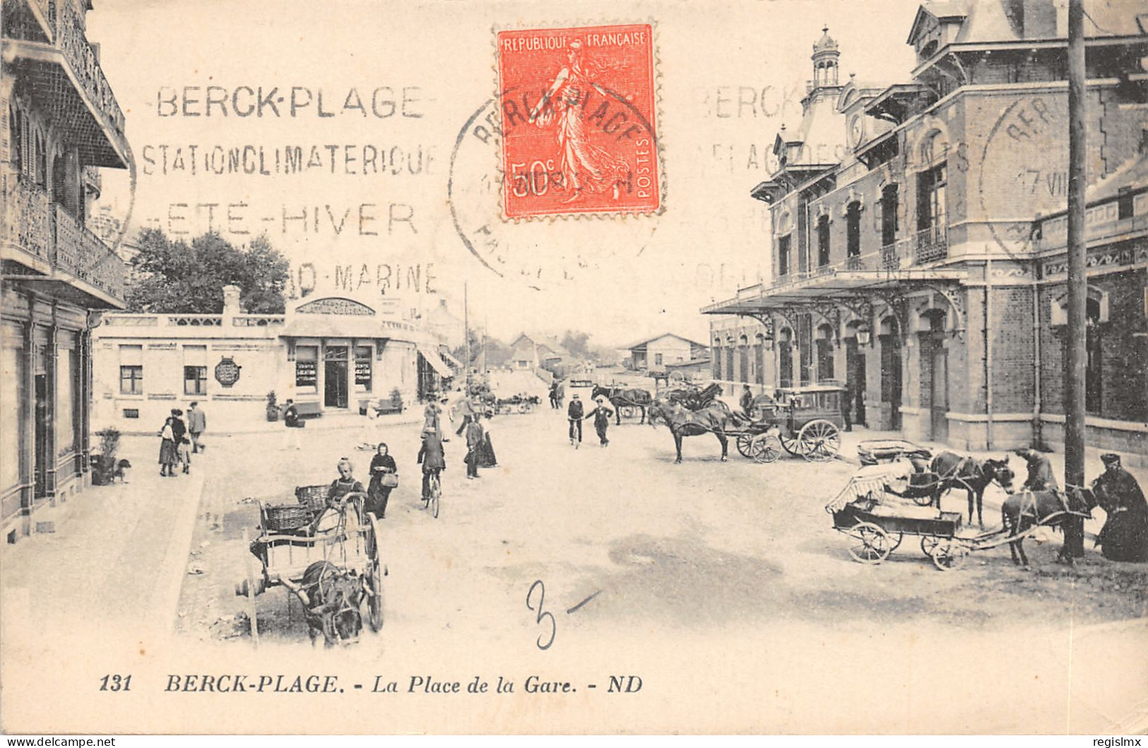 62-BERCK PLAGE-N°2163-E/0077 - Berck