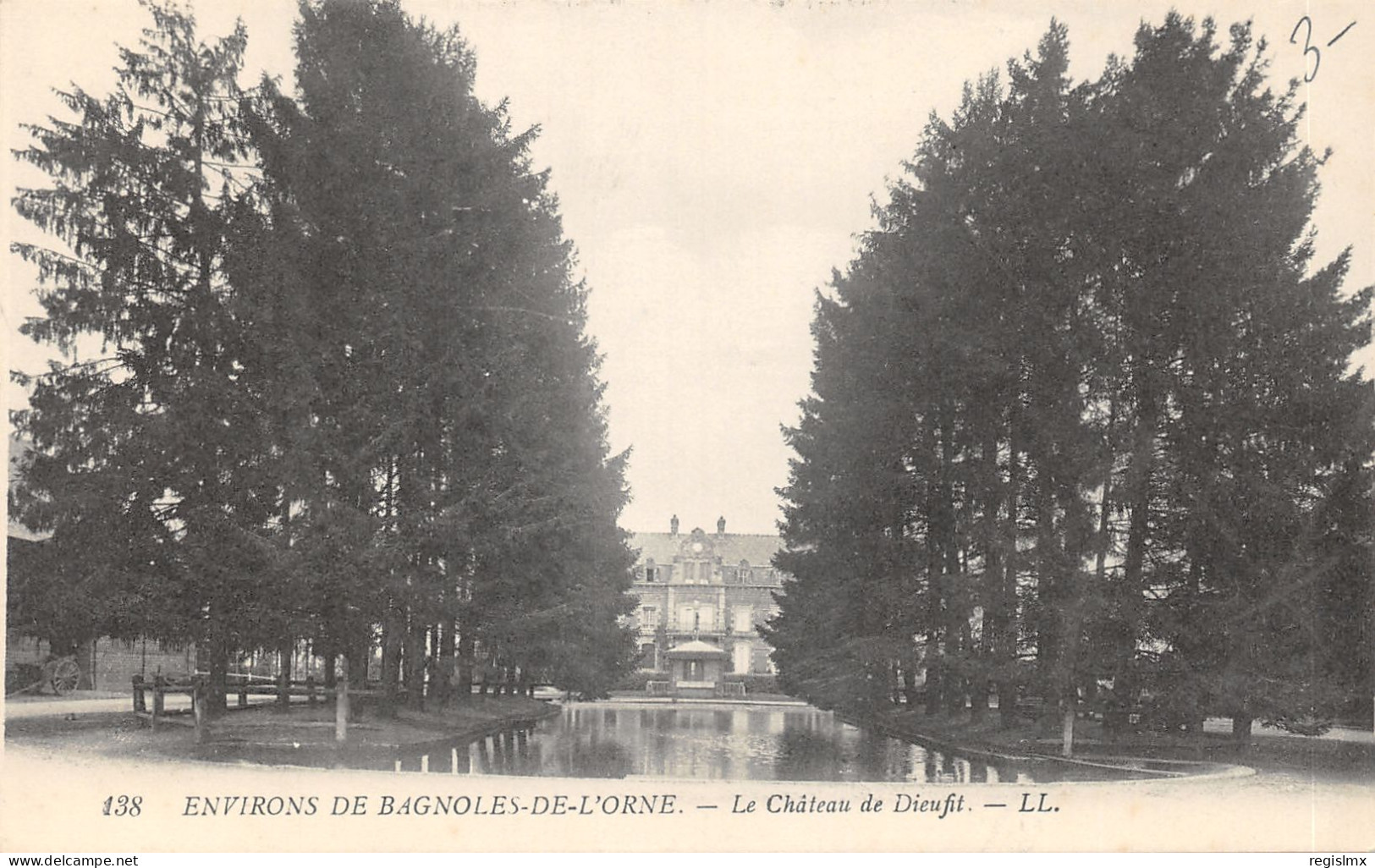 61-BAGNOLES DE L ORNE-CHATEAU DE DIEUFIT-N°2163-D/0287 - Bagnoles De L'Orne