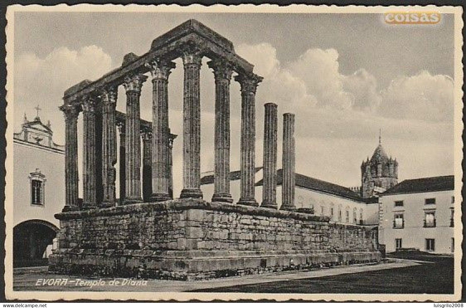 Évora - Templo De Diana -|- Cliché Ed. Nogueira - Evora