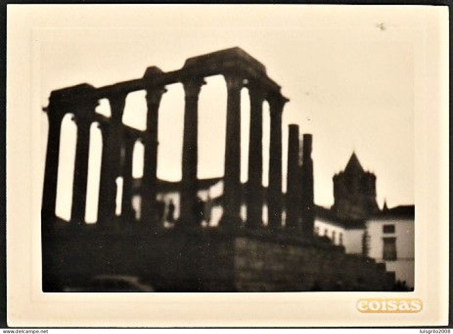 Évora - Templo De Diana -|- Foto / Photo - 8,5 X 11,5 Cm. - Evora