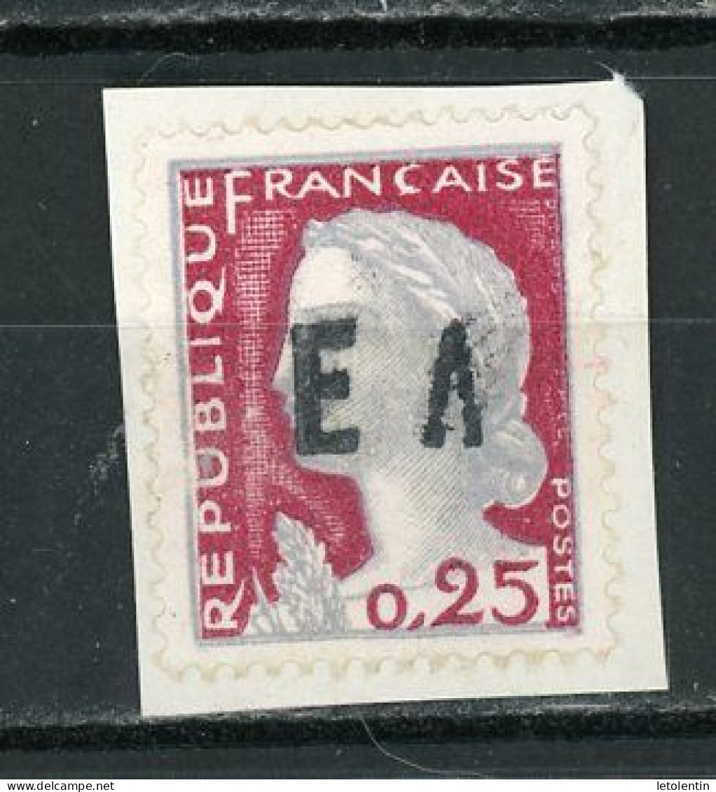 ALGÉRIE : M. DE DECARIS - (SURCH. EA) N° Yvert 355 Obli. "RÉPUBLIQUE FRANÇAISE" NON RAYÉ (SUR FRAGMENT) - Algerien (1962-...)