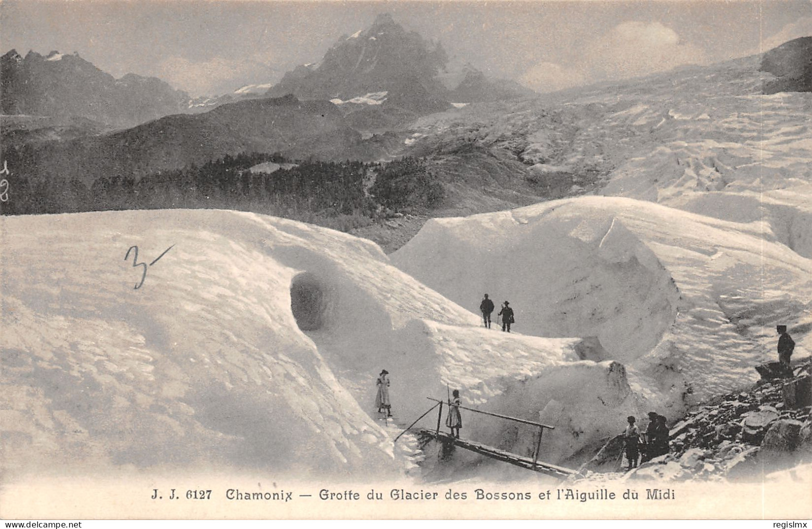74-CHAMONIX-TRAVERSEE DES BOSSONS-N°2164-B/0285 - Chamonix-Mont-Blanc