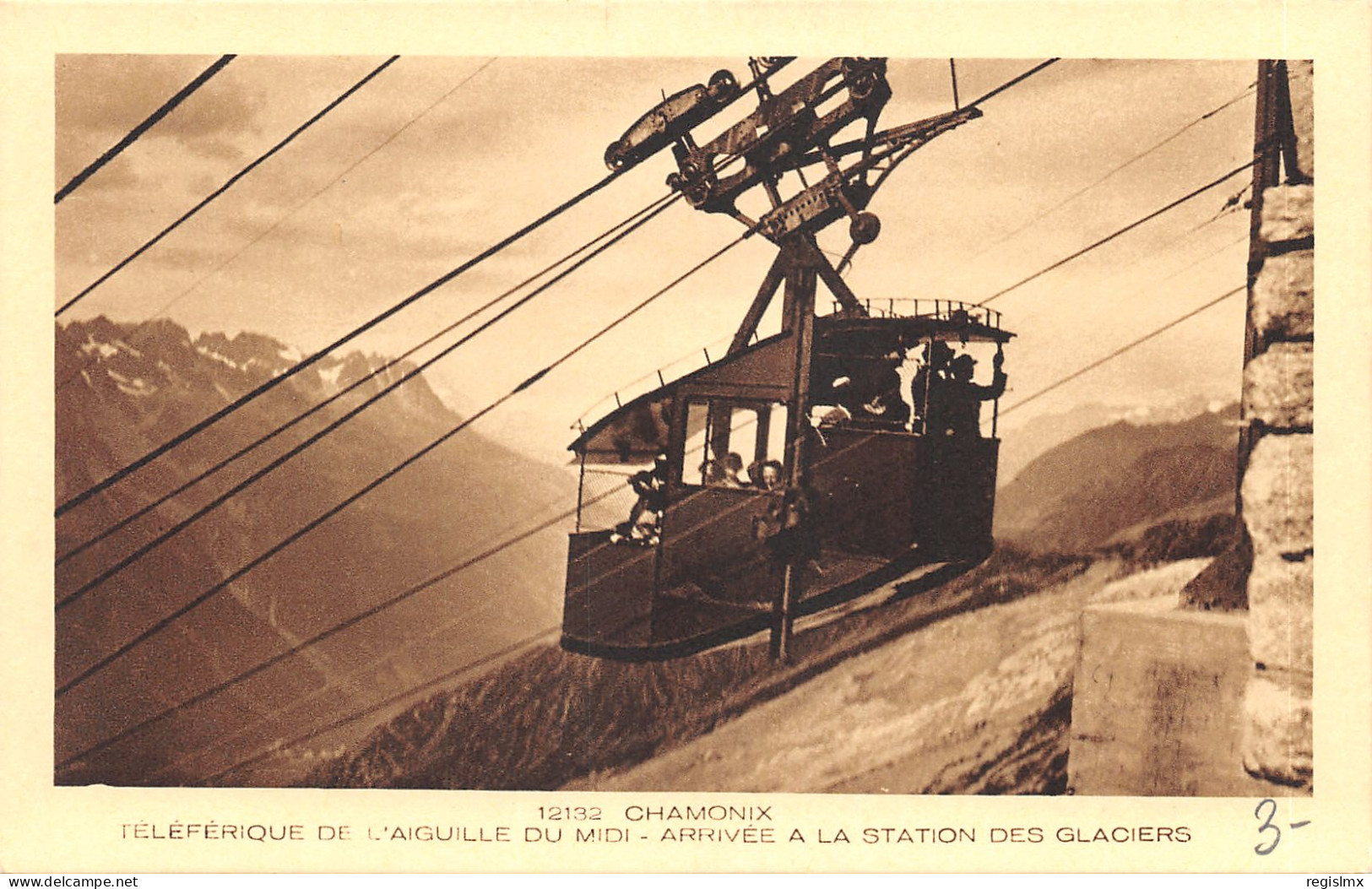 74-CHAMONIX-TELEFERIQUE DE L AIGUILLE DU MIDI-N°2164-B/0249 - Chamonix-Mont-Blanc