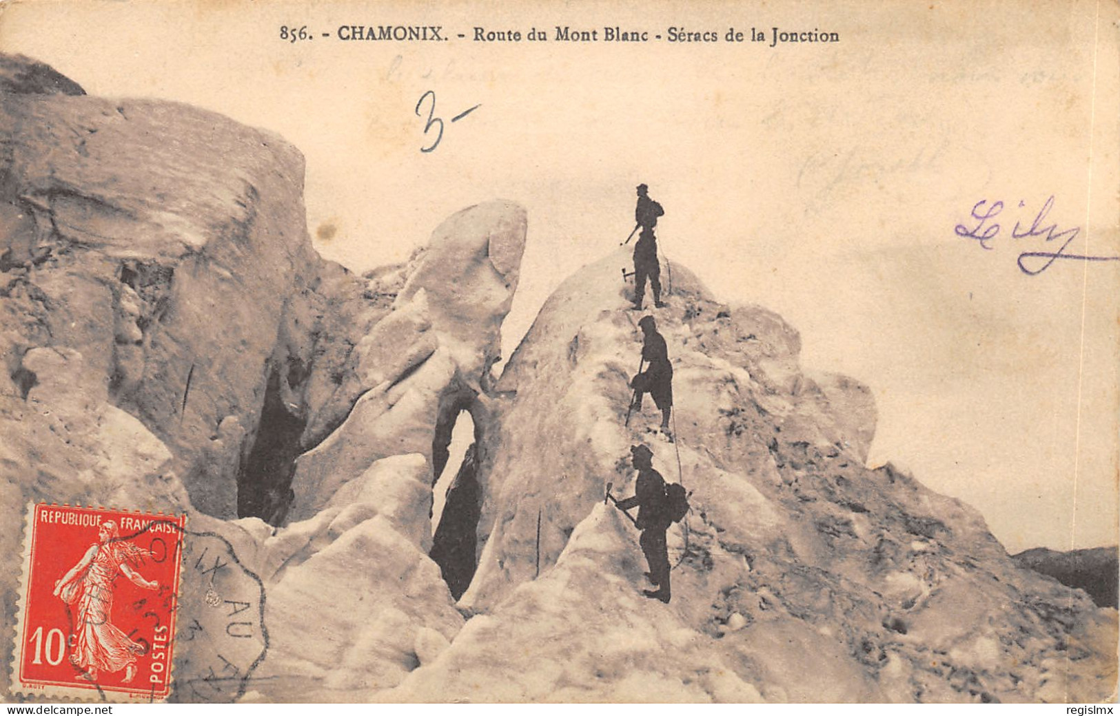 74-CHAMONIX-ASCENSION DU MONT BLANC-N°2164-B/0221 - Chamonix-Mont-Blanc