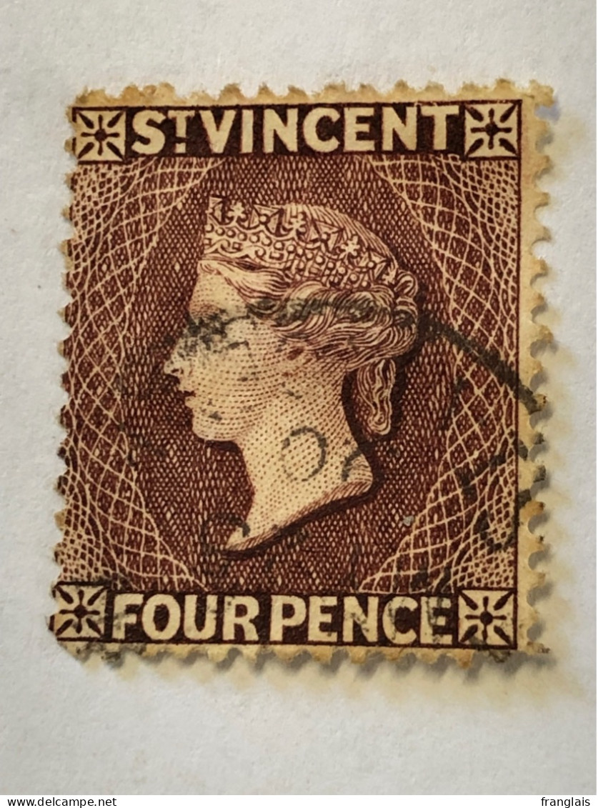 SAINT VINCENT. SG 51.  4d Purple Brown - St.Vincent (...-1979)