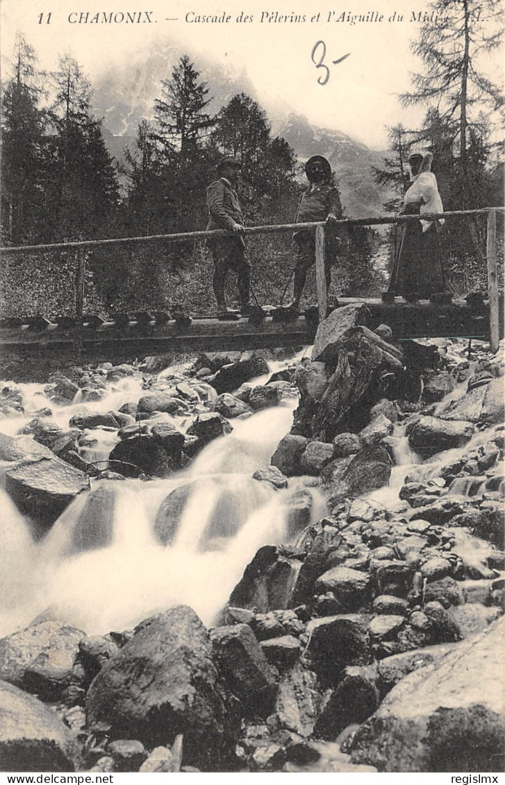 74-CHAMONIX-CASCADE DES PELERINS-N°2164-B/0193 - Chamonix-Mont-Blanc