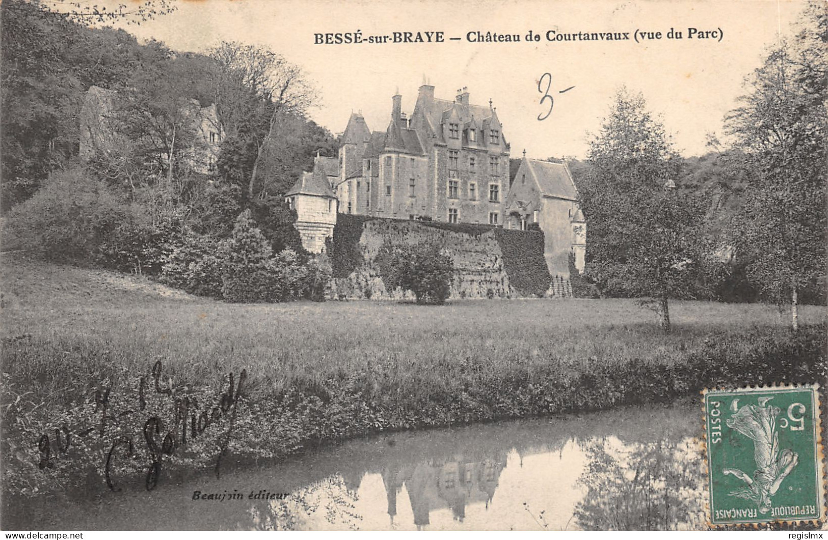 72-BESSE SUR BRAYE-CHATEAU DE COURTANVAUX-N°2164-A/0353 - Other & Unclassified