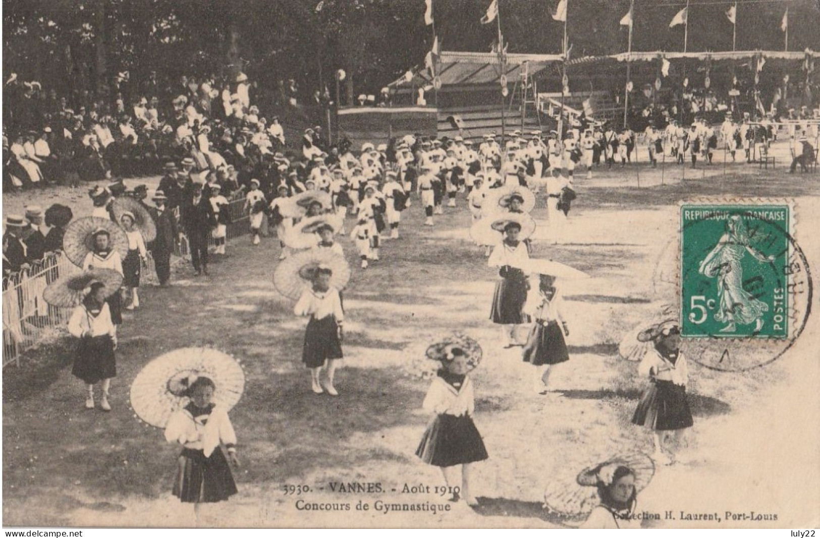 CPA Vannes Aout 1910 Concours Gymnastique - Vannes