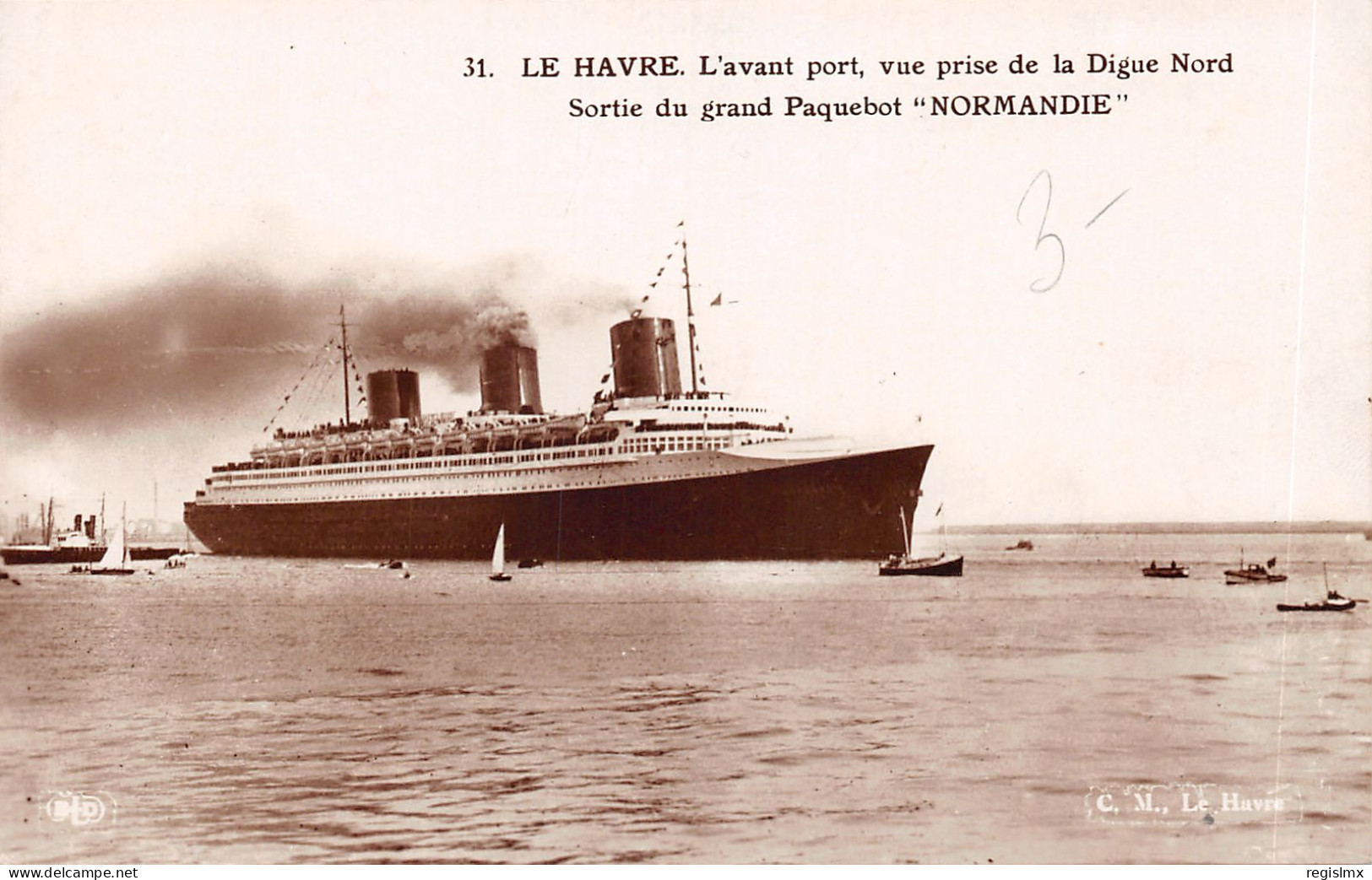 76-LE HAVRE-PAQUEBOT LE NORMANDIE-N°2164-D/0223 - Unclassified