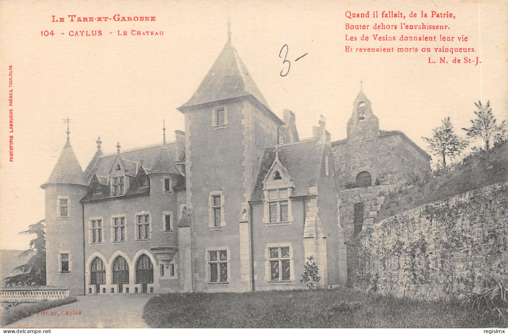 82-CAYLUS-N°2164-H/0001 - Caylus