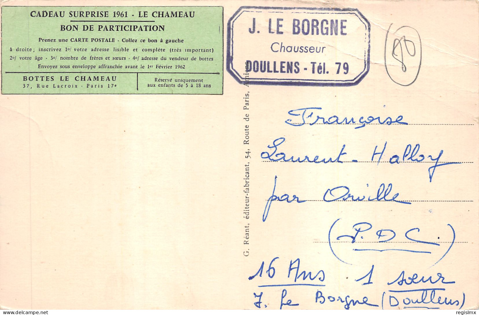 80-DOULLENS-N°2164-G/0159 - Doullens