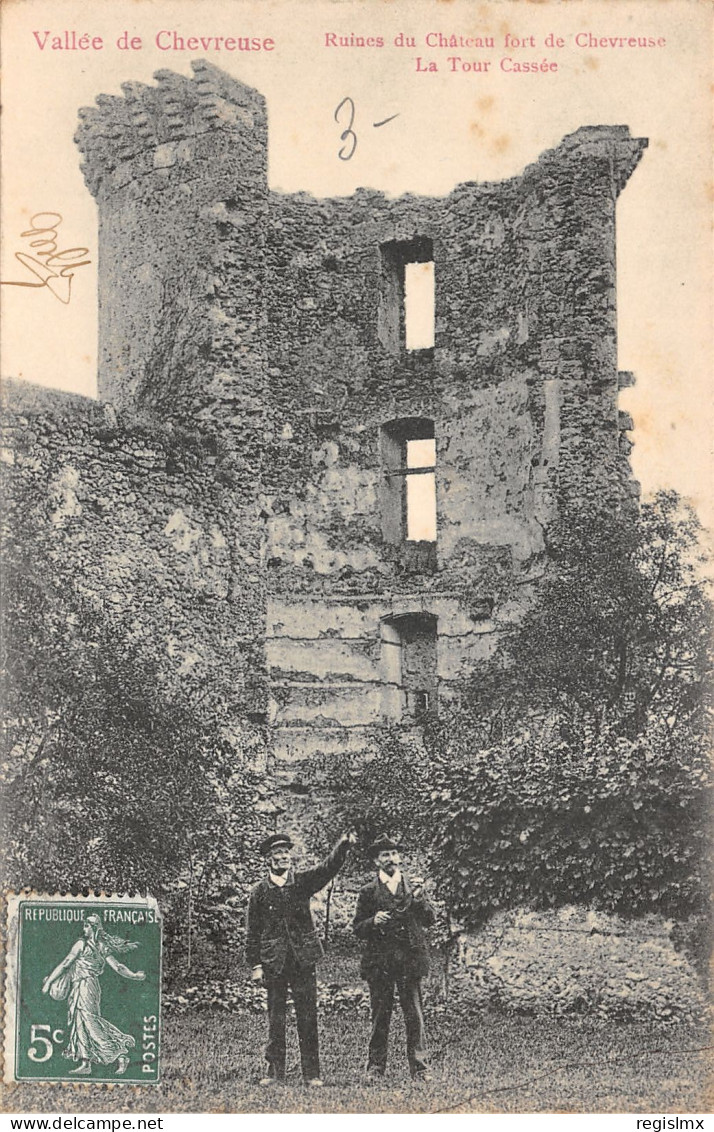 78-CHEVREUSE-RUINES-N°2164-F/0215 - Chevreuse