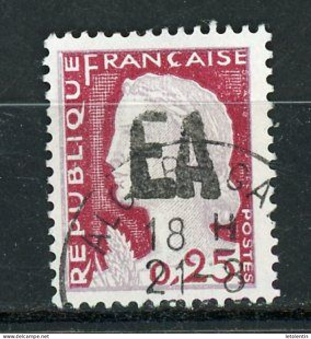 ALGÉRIE : M. DE DECARIS - (SURCH. EA) N° Yvert 355 Obli. “RÉPUBLIQUE FRANÇAISE” NON RAYÉ - Algérie (1962-...)