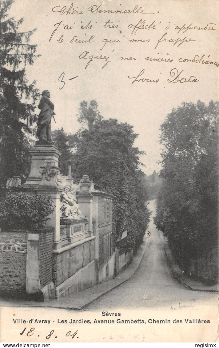 92-SEVRES-N°2165-C/0289 - Sevres