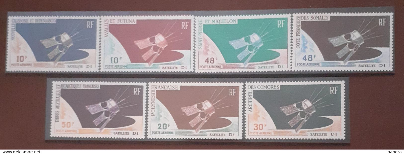Taaf 1966 - Start Des Franzosischen Satelliten "D 1" , Omnibuse - Neufs