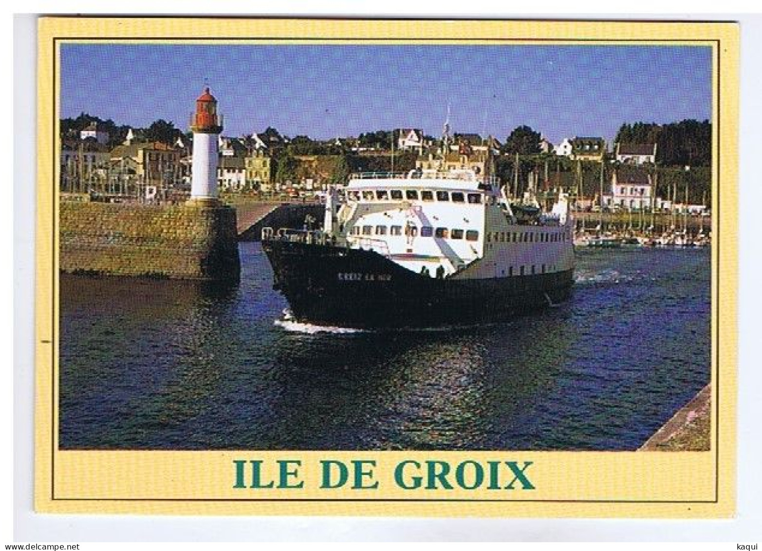 BATEAU - MORBIHAN - ILE DE GROIX - Le " Kreiz-er-Mor " Assurant La Liaison Entre Lorient Et Groix - Editions " Jack " - Other & Unclassified