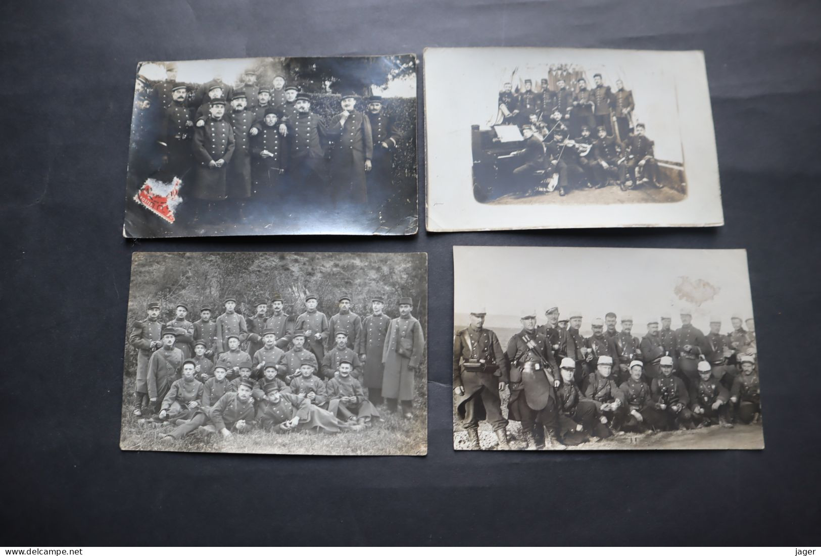 36 cartes photos du 168 eme RI  1913  gros plan    garde au drapeau, concours de tir ... les loups du bois le prêtre