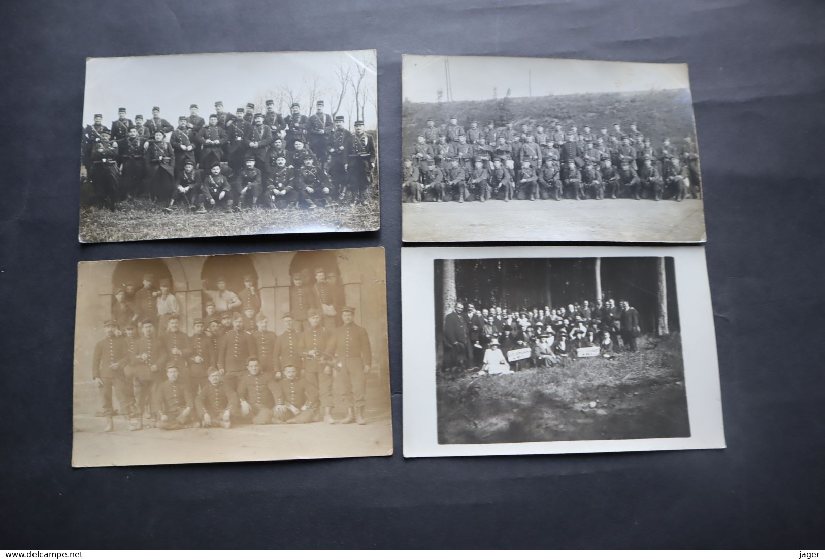 36 cartes photos du 168 eme RI  1913  gros plan    garde au drapeau, concours de tir ... les loups du bois le prêtre