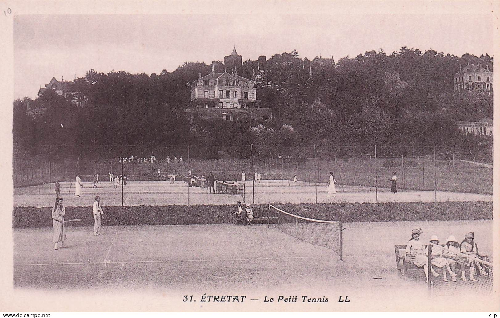 Etretat  - Le Petit Tennis    - CPA °J - Etretat