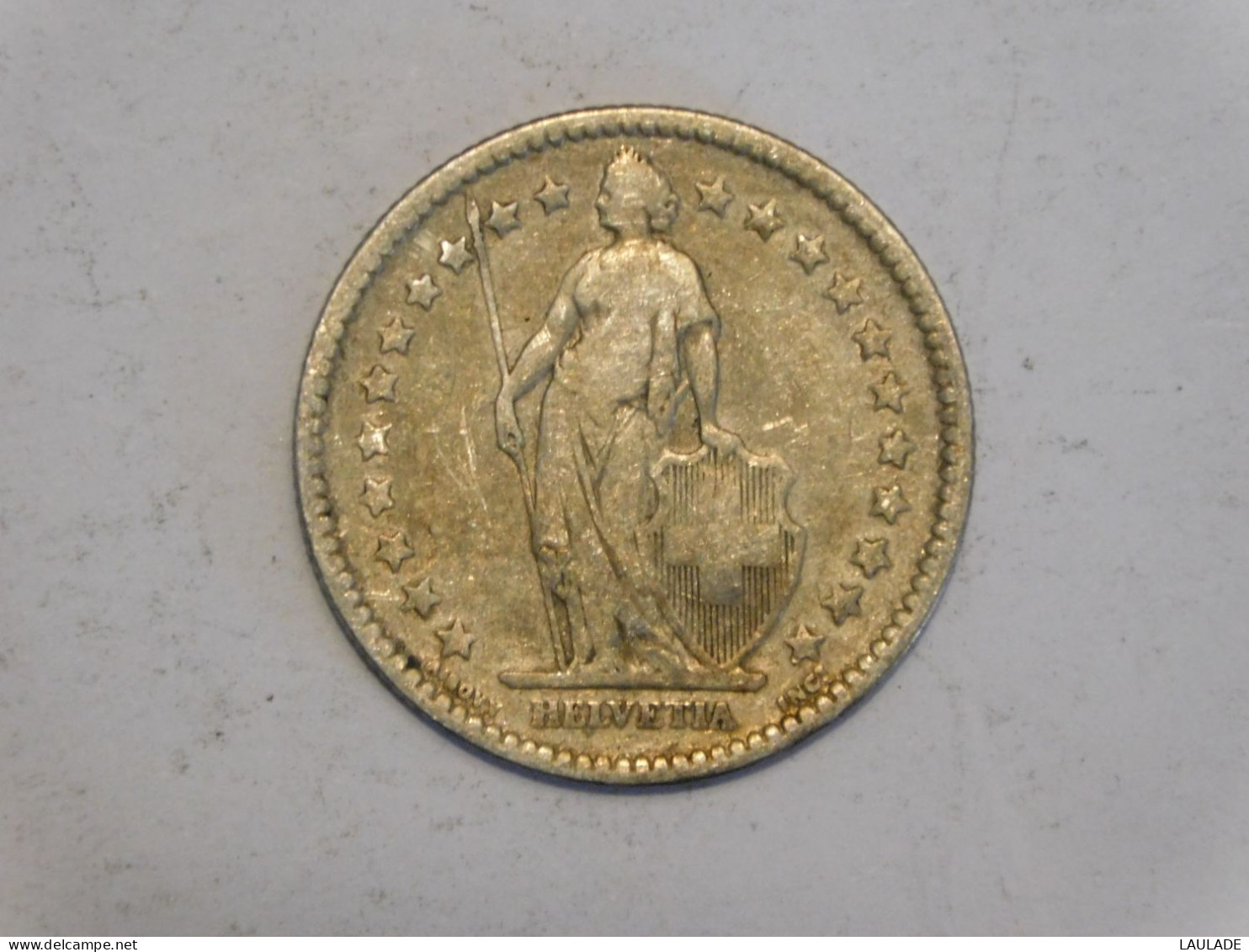 SUISSE 2 Francs 1886 Silver, Argent Franc - 2 Franken
