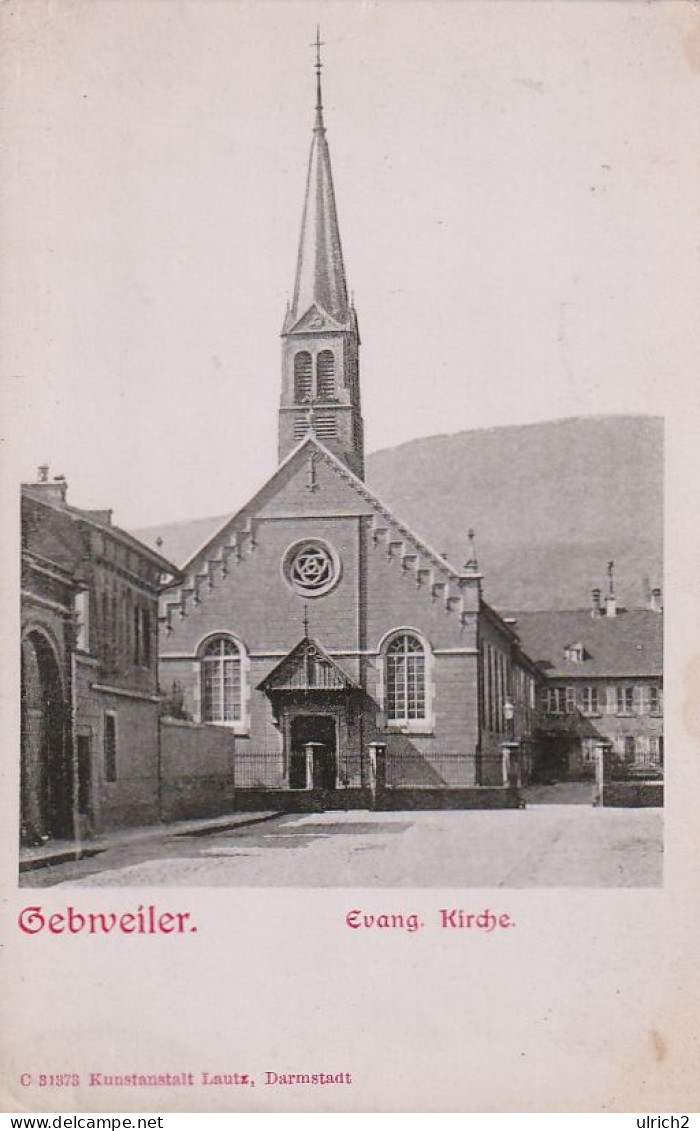 AK Gebweiler - Guebwiller - Evang. Kirche - Ca. 1910 (69518) - Elsass