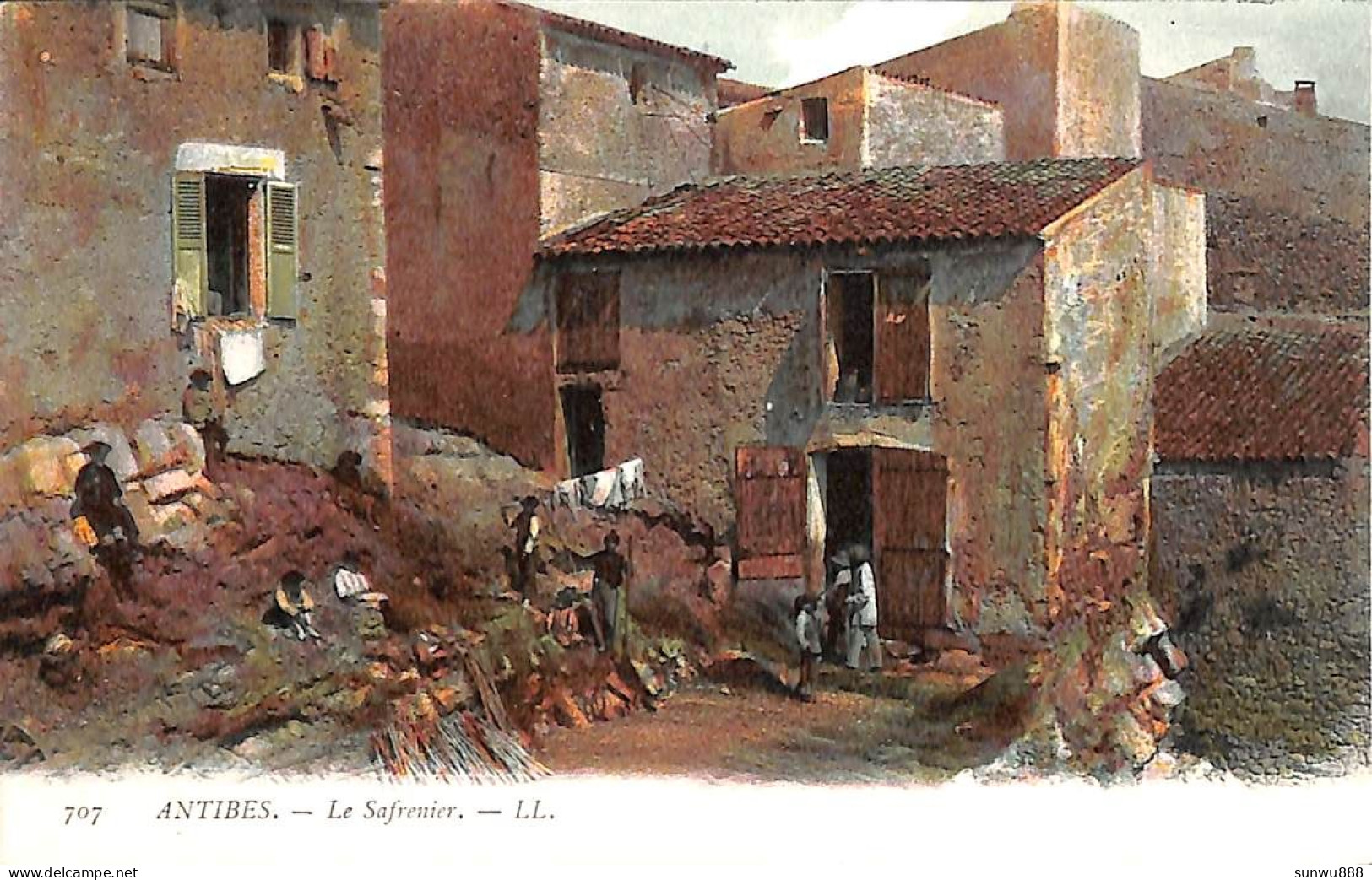 Antibes - Le Safrenier (colorisée, L'imprimerie Nouvelle Photographique) - Antibes - Old Town