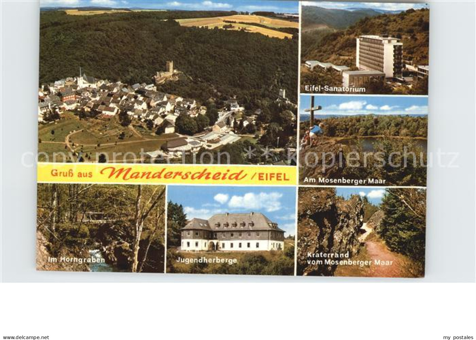 72533434 Manderscheid Eifel Fliegeraufnahme Eifel Sanatorium Im Horngraben Jugen - Manderscheid
