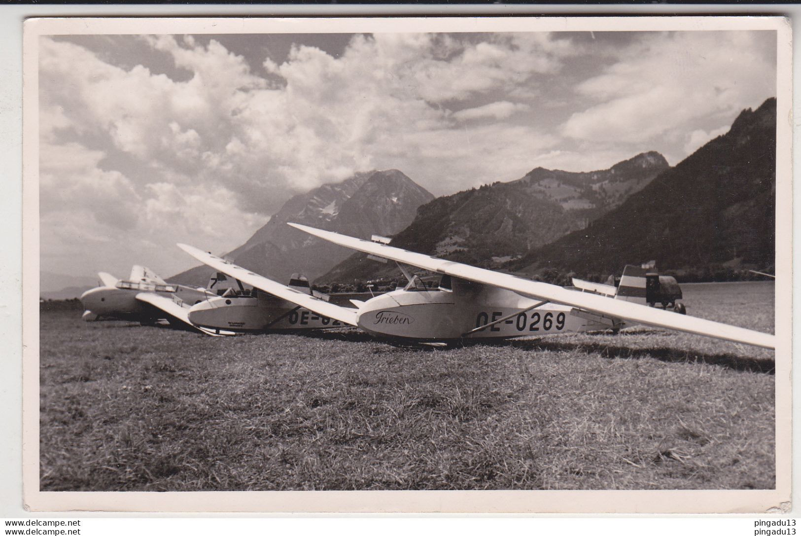 Fixe Segelflugschule AIGEN Im Ennstadt Alpen 5 Septembre 1962 Planeur Frieben OE-0269 Vol Libre - 1946-....: Modern Era