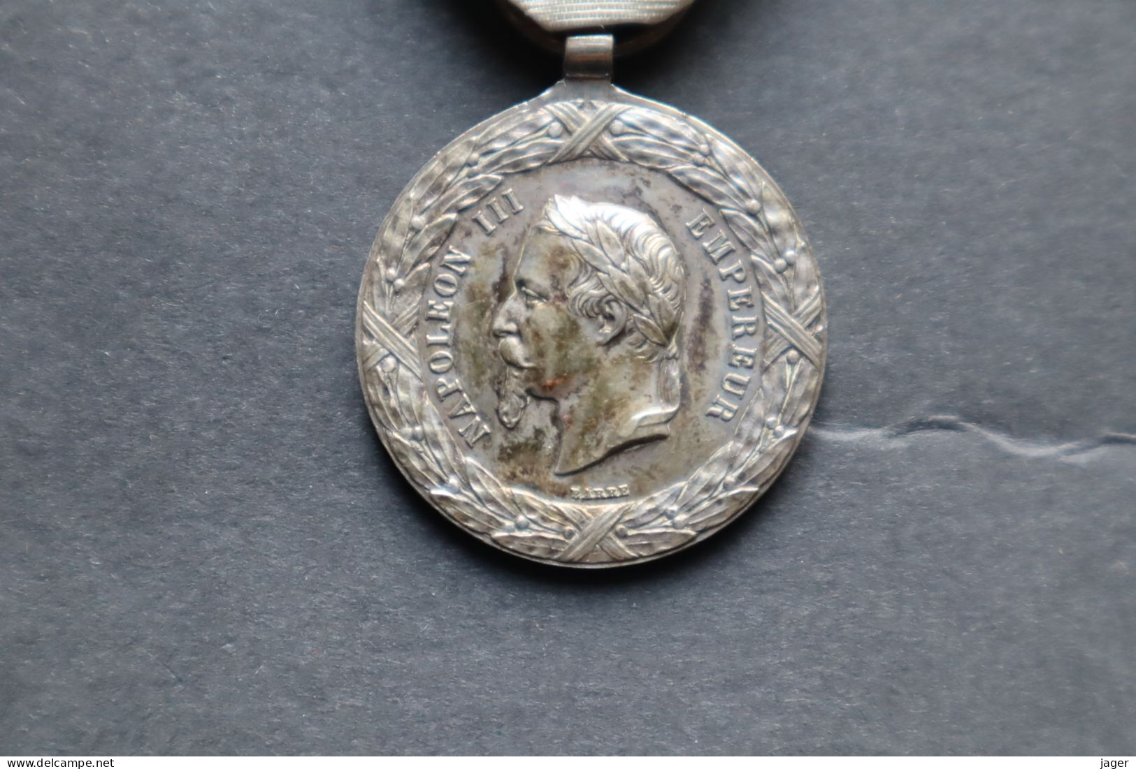 Médaille Du Mexique Napoléon III  En Argent 1862 1865 - France