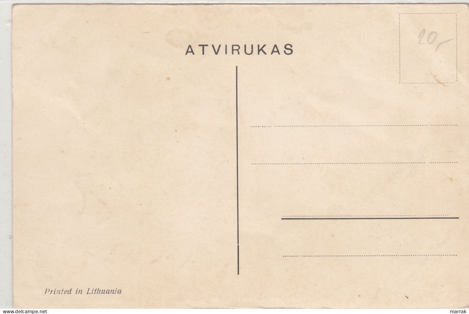 Kaunas, Žaliakalnis, Senelių Ligonių Prieglauda, Apie 1930 M. Atvirukas - Lithuania
