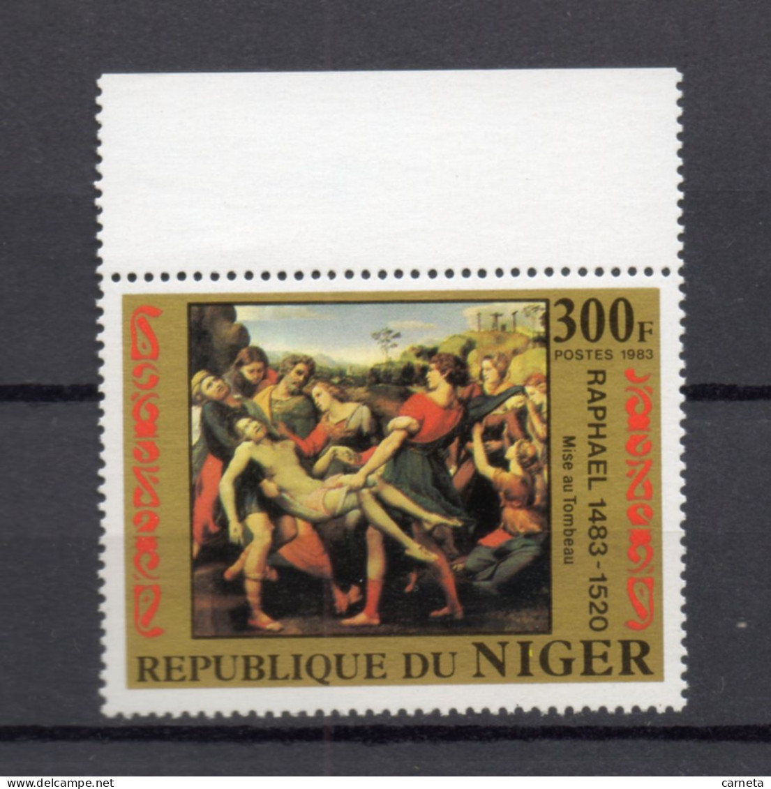 NIGER   N° 606     NEUF SANS CHARNIERE  COTE 3..50€    PAQUES PEINTRE TABLEAUX ART - Niger (1960-...)