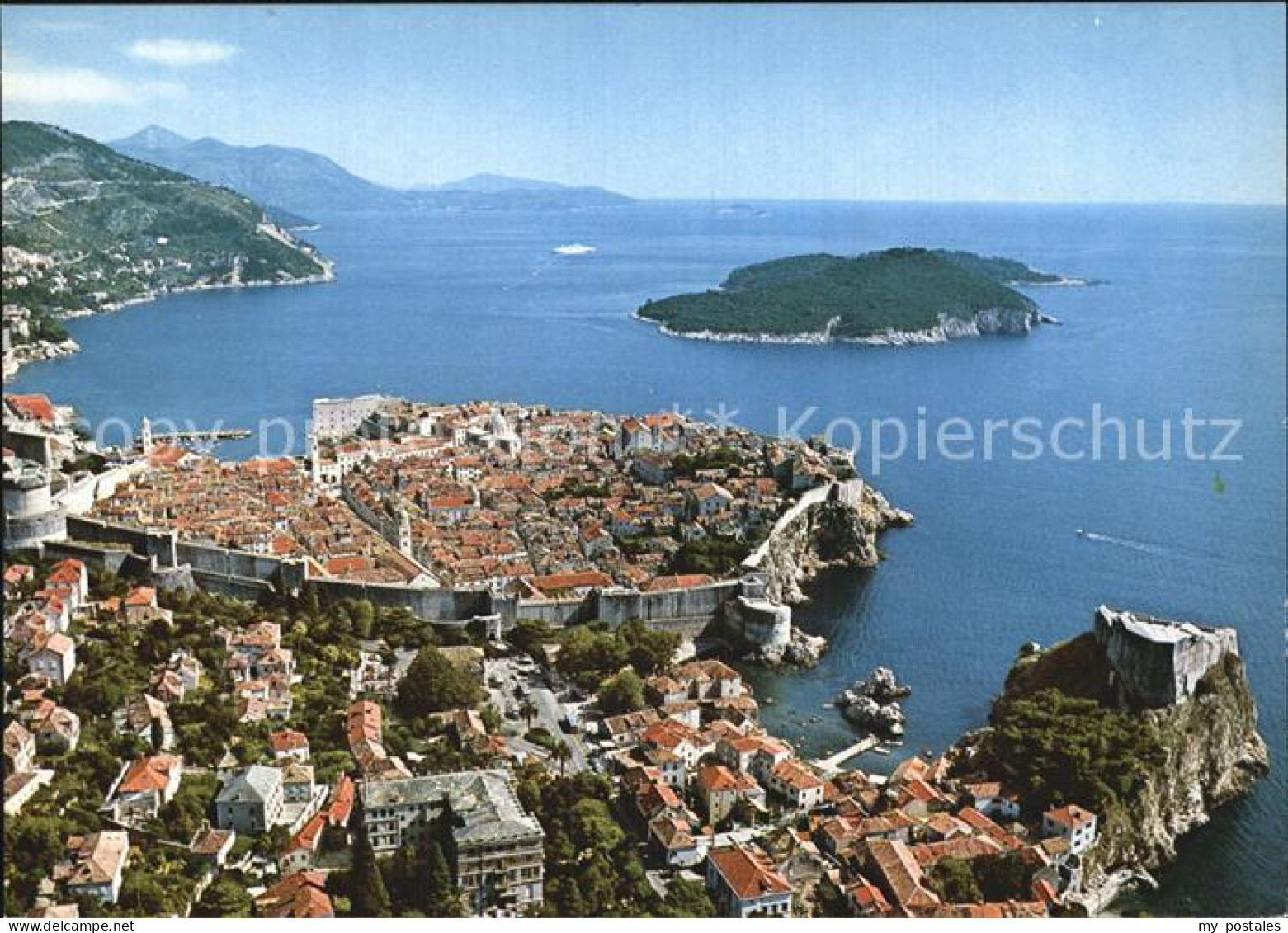 72533287 Dubrovnik Ragusa Fliegeraufnahme  Croatia - Croatia