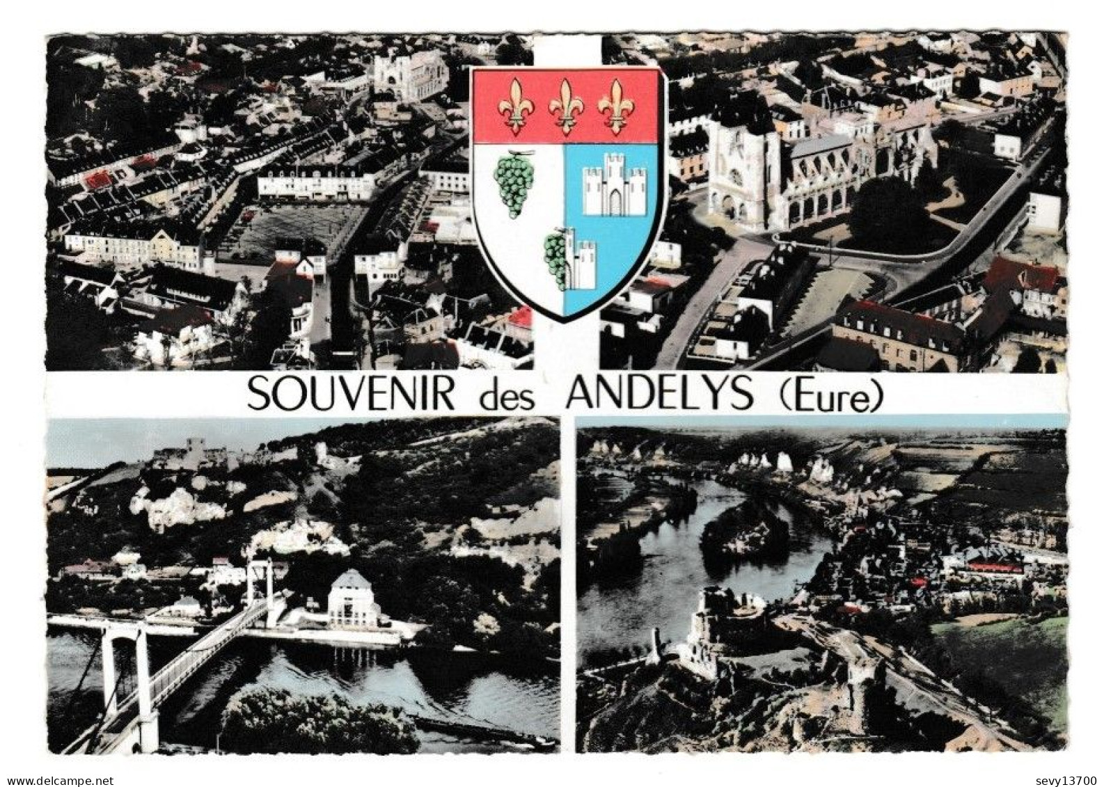 Carte Postale Les Andelys - Eure - Multi Vues Souvenir Des Andelys - Les Andelys