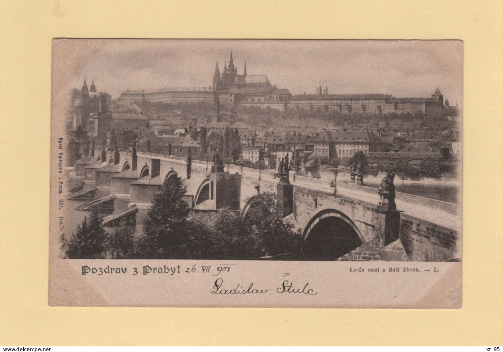 Autriche - Praha - Prag - 1901 - Lettres & Documents